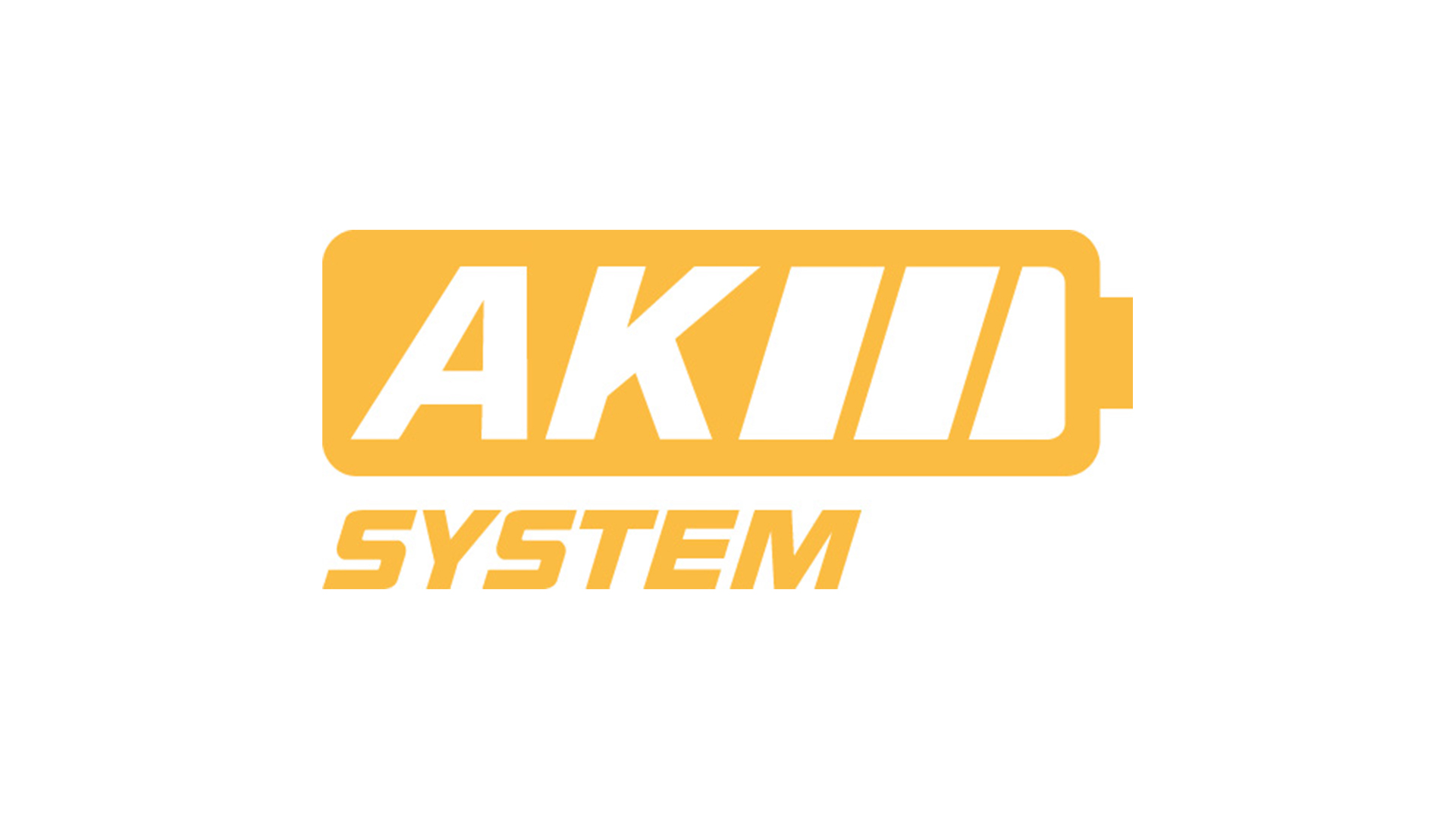 Oranssi akkukuvake STIHL AK-System -työkaluissa